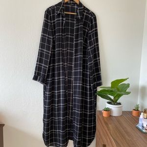 🍂 Torrid Windowpane Duster Cardigan 🍂